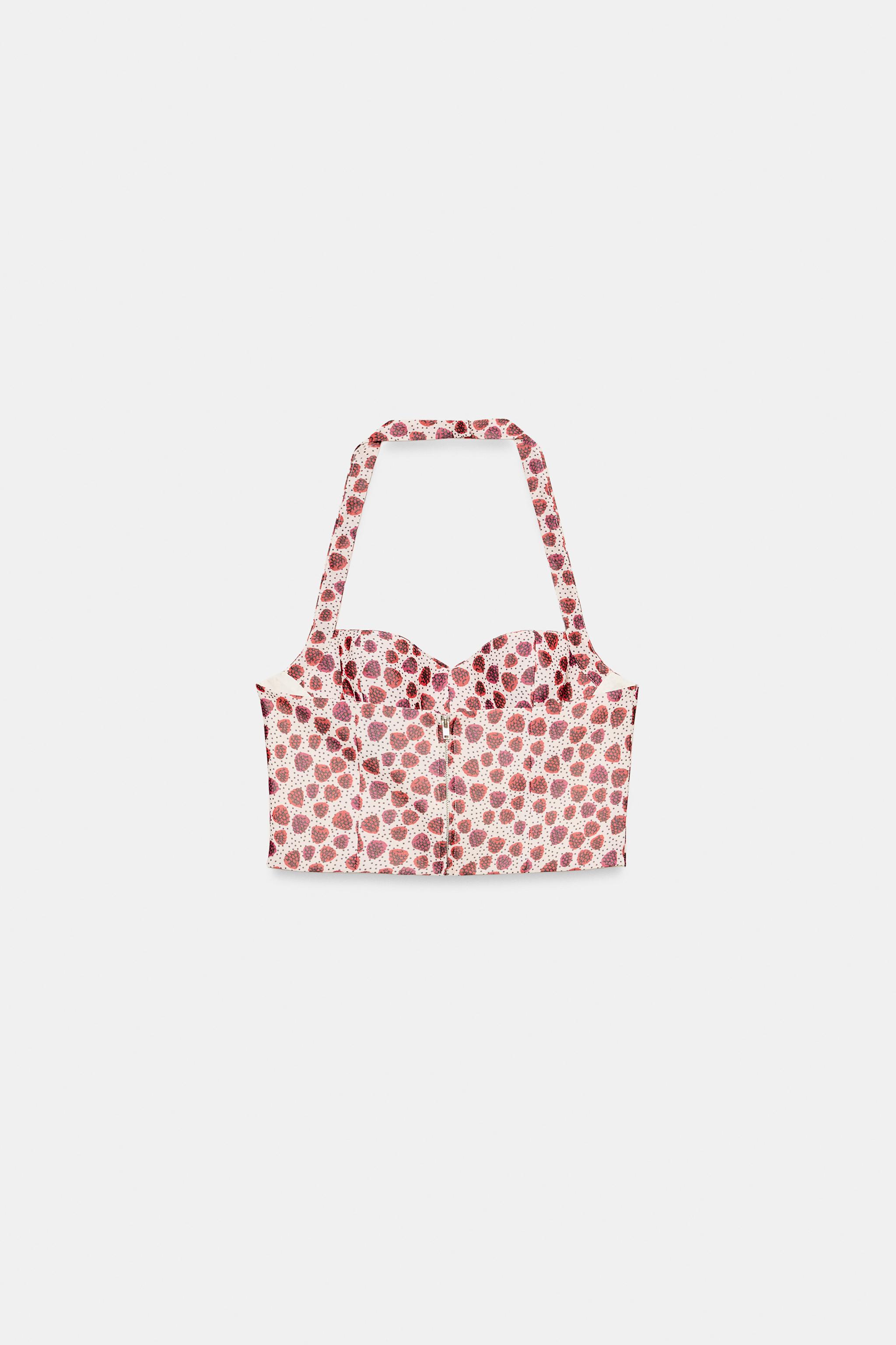 PRINTED HALTER TOP